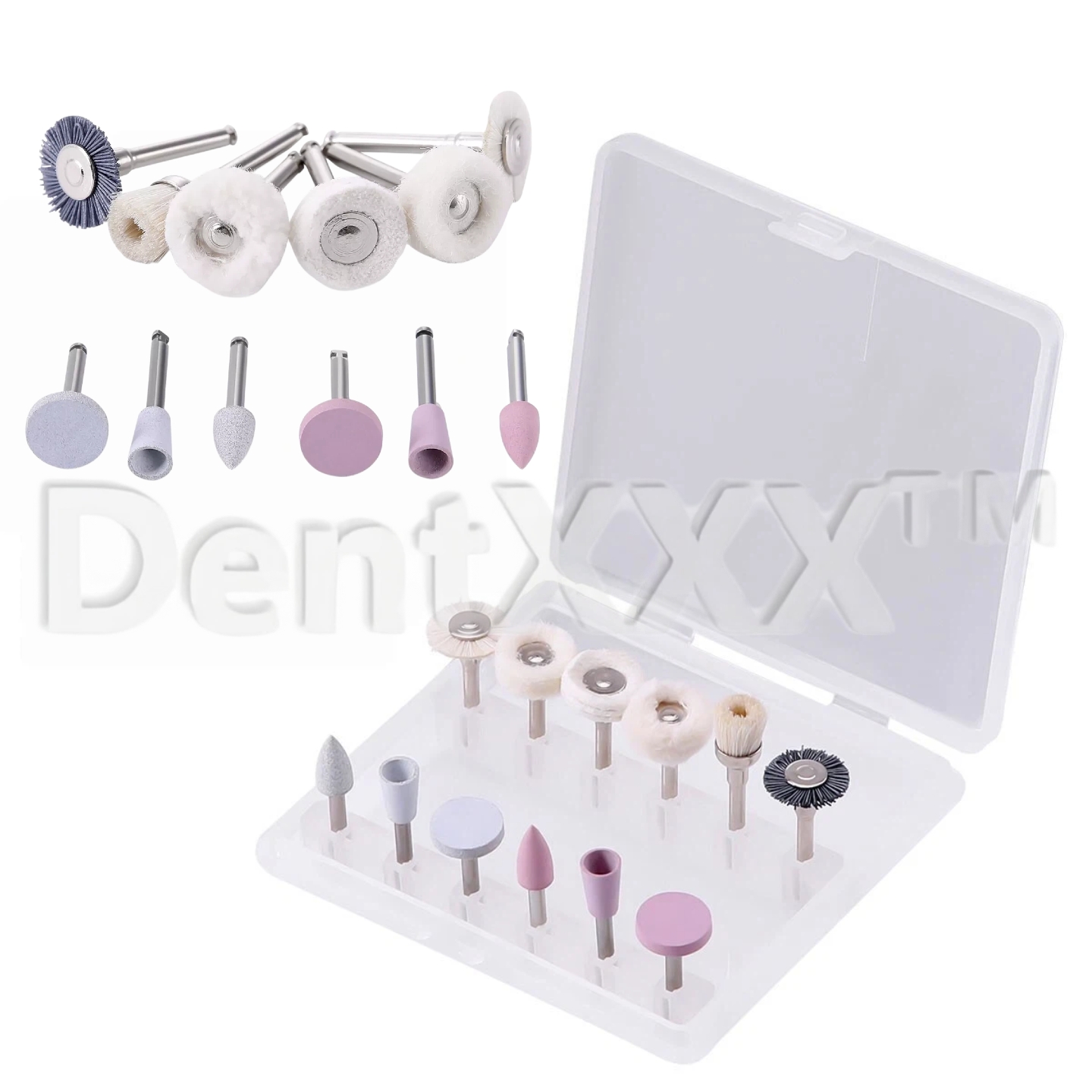 Group Head Brush - Kit de pulido compuesto de 12