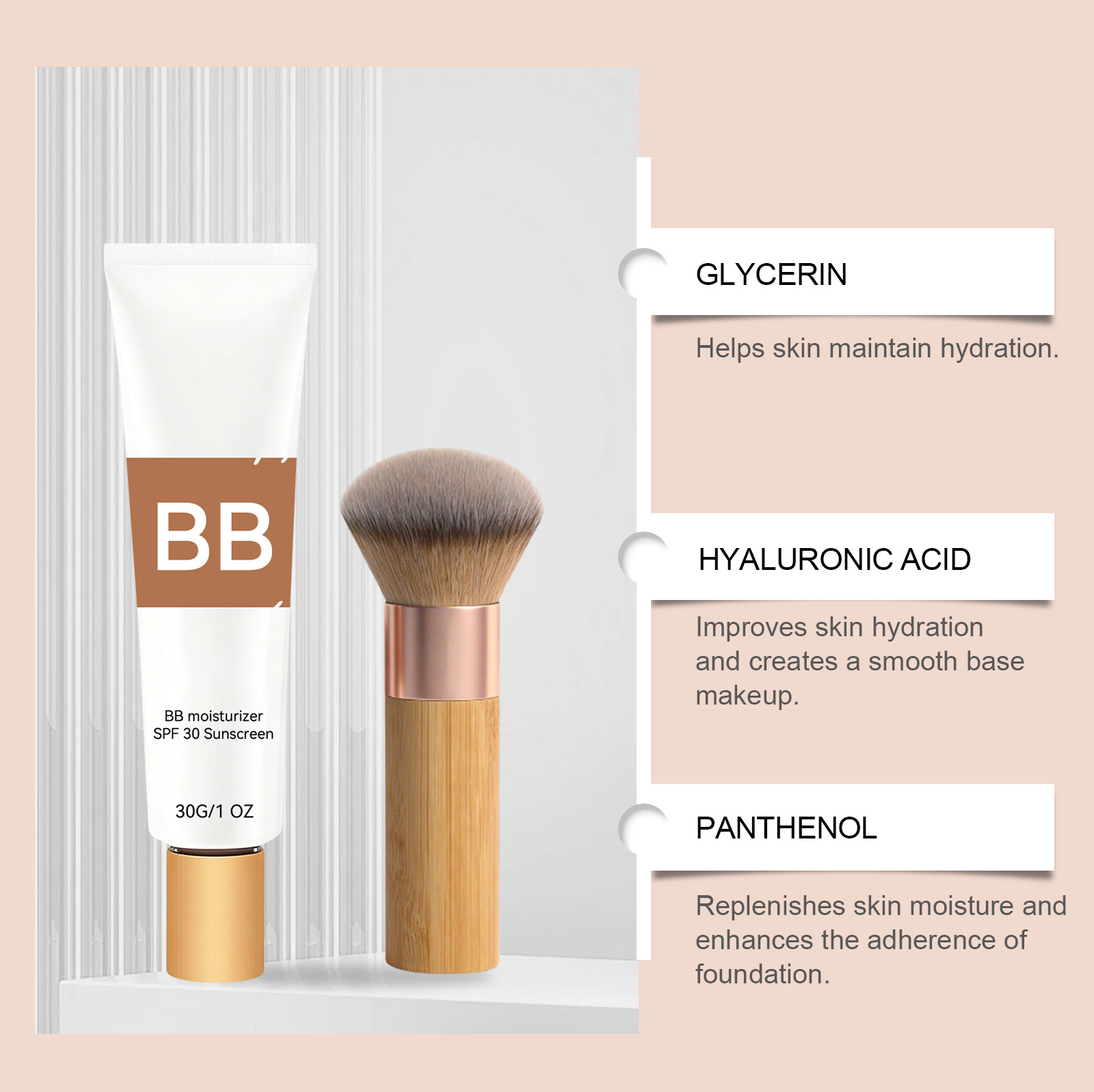 Crema Hidratante con Color SPF - Group Head Brush reseña y precio