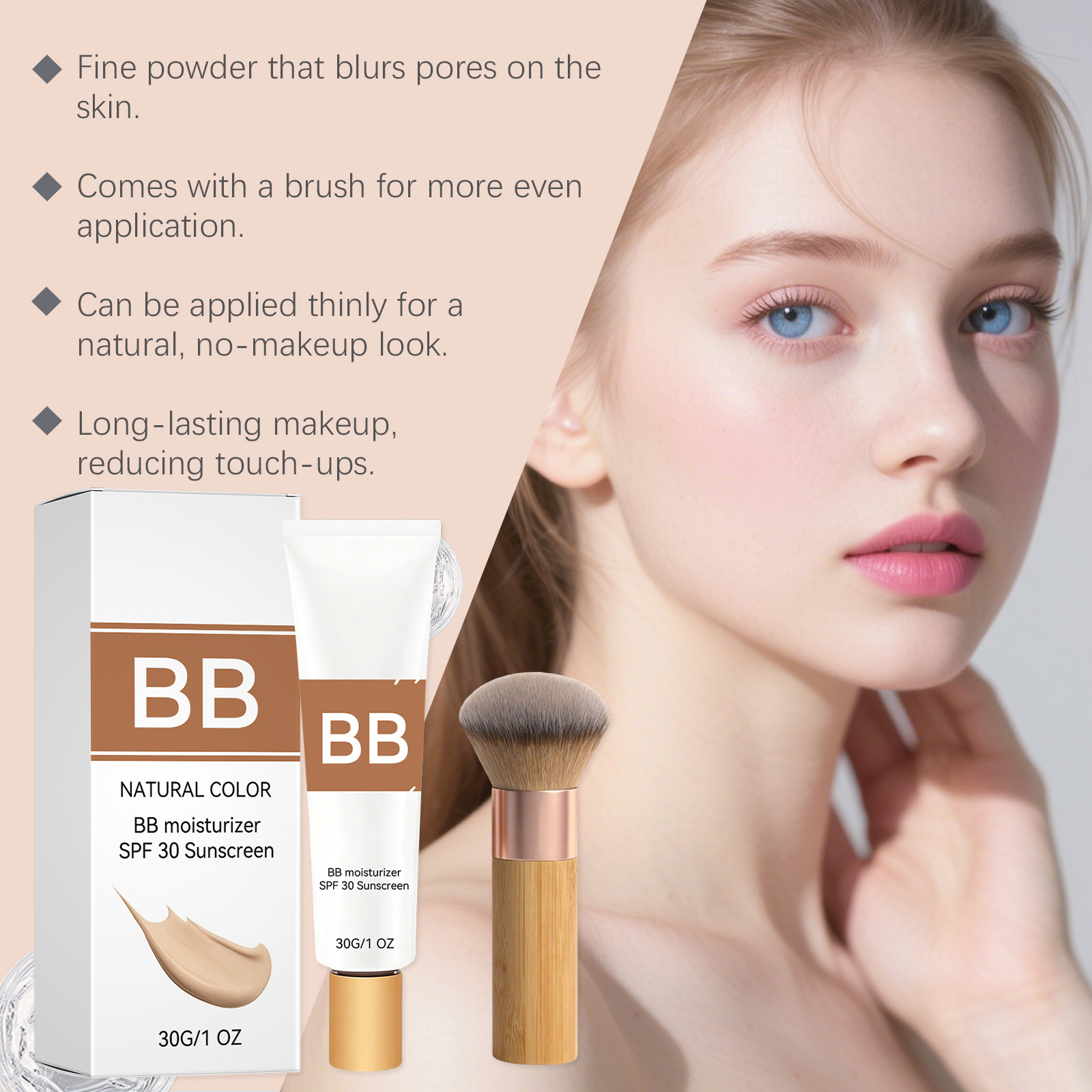 Crema Hidratante con Color SPF - Group Head Brush reseña y precio