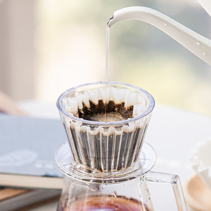 Gotero de café ondulado con oj - Coffee Equipment V60 reseña y precio